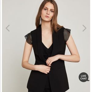 BCBGMAXAZRIA beautiful black vest!